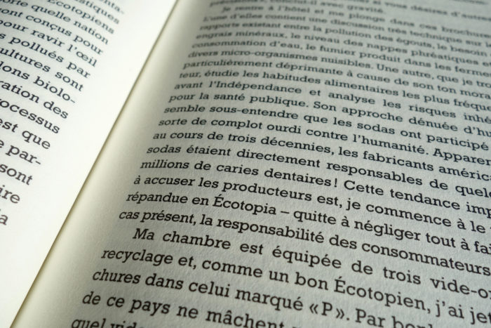 Extrait Ecotopia